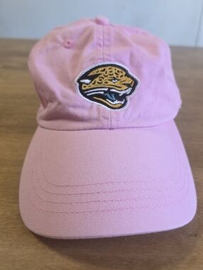 Jacksonville Jaguars Pink Embroidered Logo Cap
